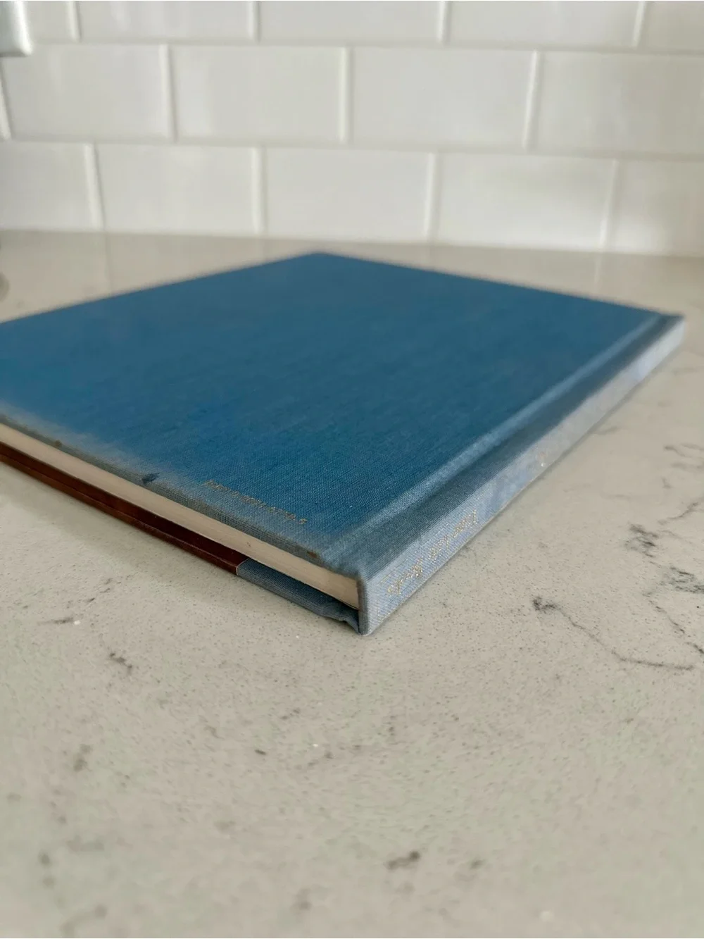 American Country The Country Kitchen Hardback Coffee Table Book- Blue Cover